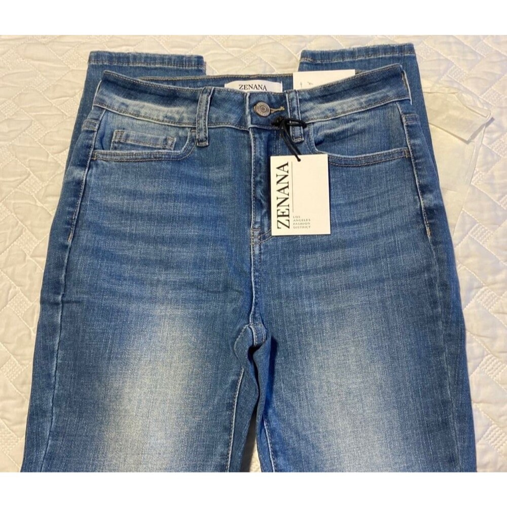 Zenana jeans SKINNY JEANS skinnies stretchy denim womens size 1 jeans NEW 1/25 2